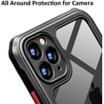 thumbnail image 4 of Phone Case Compatible for iPhone 11 Pro Case, Clear Back Cover Bumper Cases for 5.8-Inch, Black, 4 of 7
