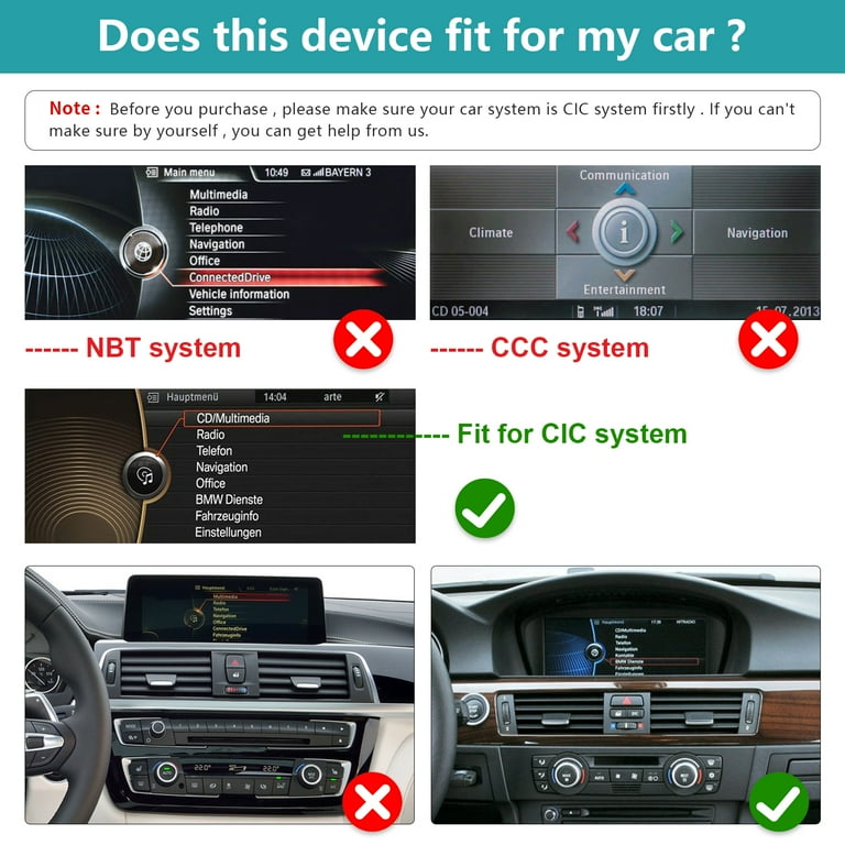 Road Top 8.8 Inch Touch Screen Car Stereo For 2010-2012 BMW 5 Series E60 E90 E91 E92 E93 With CIC System Apple CarPlay Android Auto Radio GPS