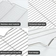 thumbnail image 3 of 2Pcs Cooling Racks Stainless Steel Cooling Rack Barbecue Net Baking Racks for Cookies Bread Cakes, 3 of 7