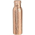 thumbnail image 3 of RATAN ENTERPRISES Pure Copper Hammered Water Bottle with Lid 900 ML, 3 of 5