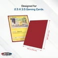 thumbnail image 4 of BCW Deck Guard - Double Matte Card Sleeves | 500 Count Box (10 Packs of 50 Sleeves) |Acid-Free, No PVC | Fits 2.5" x 3.5" Game Cards | Archival Safe Sleeves for Card Protection (Red), 4 of 4