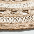 thumbnail image 3 of SAFAVIEH Natural Fiber Penelope Geometric Area Rug, Ivory/Natural, 9' x 9' Round, 3 of 8