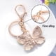 thumbnail image 3 of Lindo llavero con forma de mariposa con diamantes de imitación de cristal brillante, colgante para bolso, dije para mujeres y niñas, 3 of 6