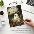 thumbnail image 3 of FORMRS Acrylic Clipboard with Low Profile Clip Standard A4 Letter Size, 12.5" x 9", Ghost in Strawberry Fields, 3 of 8