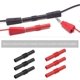 thumbnail image 2 of 10Pcs Insulated Banana Plug Female to Female 4mm Banana Jack Coupler for 4mm Banana Extension Electrical Test Black and Red SZRH A-F, 2 of 4