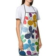 thumbnail image 4 of Pofeuu Colorful Butterflies Print Aprons with Pockets, Cute Aprons for Kitchen, Cooking, Server, Barber, Chef Apron, 4 of 7