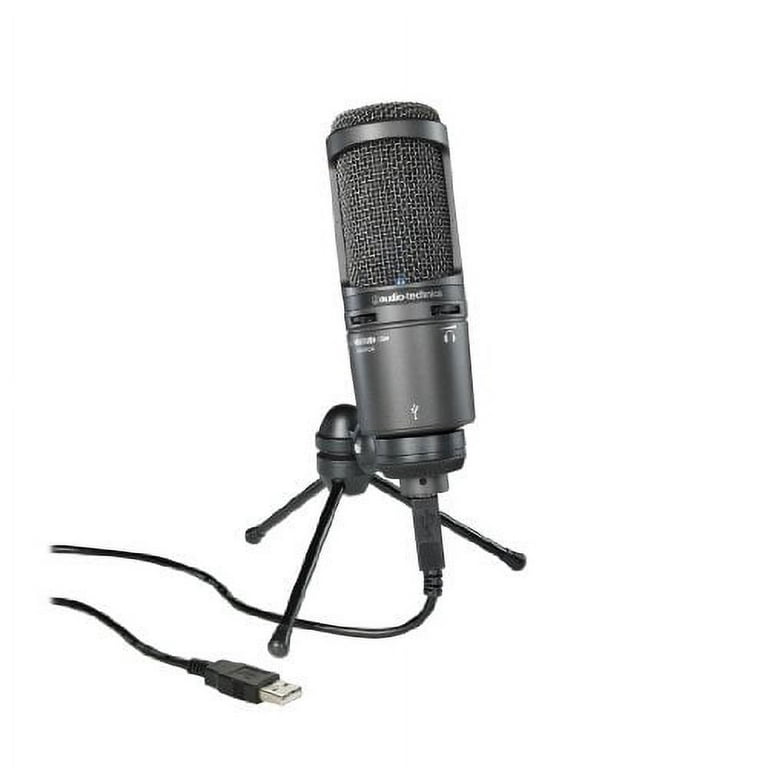  Audio Technica AT2020USBXP USB Condenser Mic, with DSP,Black :  Musical Instruments