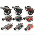 thumbnail image 4 of Medieval Military Building Block Toy Artillery Carriage Gun Siege Vehicle Transport Wolves Horse Arrow Tower Sentry Chariot K022, 4 of 10