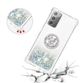 thumbnail image 5 of Funda para Samsung Galaxy Note 20 5G con Brillo Líquido Flotante, Purpurina, Parachoques y Anillo Giratorio Soporte, 5 of 5