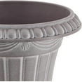 thumbnail image 3 of Arcadia Garden Products 16x18" Traditional Plastic Urn Planter, Whitewash, 3 of 7