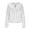 White, variant on Womens Sequin Jacket Casual Plus Size Sparkle Coats Long Sleeve Jackets Front Zip Loose Casual Blazer Bomber Jacket with Pockets