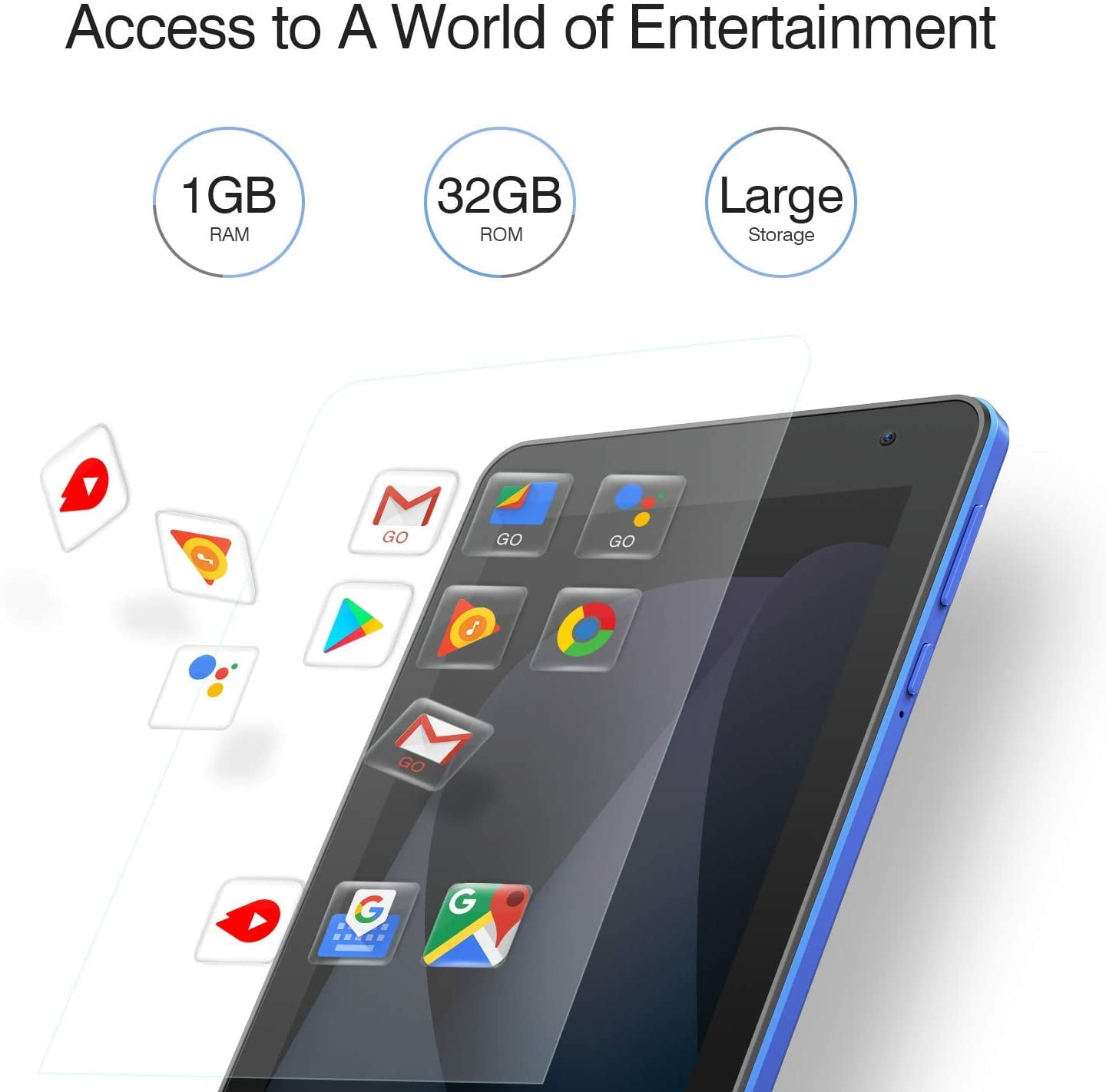 Vankyo MatrixPad Z1 7 inch Tablet, Android 8.1 Oreo Go