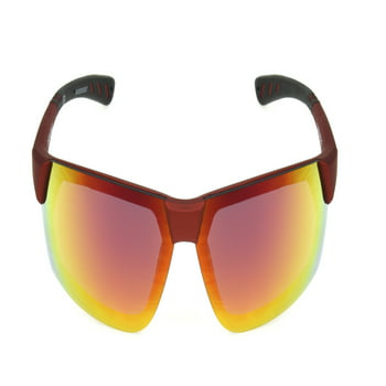 Foster Grant Mens Wrap Red Sunglass