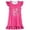 Hot Pink, variant on Gunia Toddler Girl Nightgown Princess Pajama Dress Playful Nightdress Cute Dinosaur Print Flutter Sleeves Cozy Cute Night Gowns Pjs Loungewear Light Purple 4-5 Years