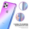 thumbnail image 4 of TORUBIA For iPhone 11 6.1 Inch Case Soft TPU Thicken Scratch Resistance Color Gradient Phone Back Cover Purple-blue, 4 of 9