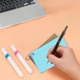 thumbnail image 4 of Ohmyroo Lined Index Cards With Ring Horizontal Flash Cards Note Taking Supplies for Home Office Organization Tools, 4 of 6