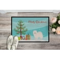 thumbnail image 2 of American Eskimo Christmas Tree Door Mat, 2 of 4