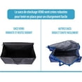 thumbnail image 2 of Juego de 4 bolsas grises extragrandes para mudanzas, cremallera, bolsa de almacenamiento duradera, alternativa de almacenamiento de cartón, bolsa de almacenamiento de ropa, bolsas de viaje, bols, 2 of 4