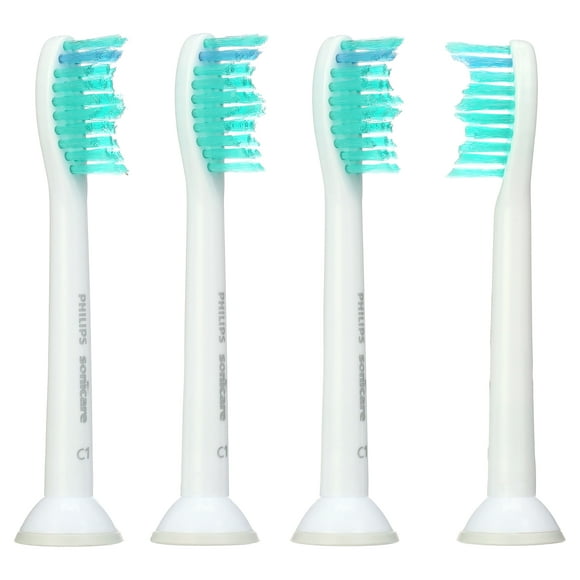 C1 ProResults Sonic Heads Compatible with All Philips Sonicare Snap-on Handles-White 4 Packs