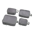 thumbnail image 1 of 4pc Travel Bag Set Luggage Classification Storage Compression Bag Clothing Sorting Bag Portable Handheld Storage Bag, 1 of 9
