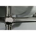 thumbnail image 4 of Kingston Brass KVPB3030MB6 Templeton 30" Carrara Marble Vanity Top with Brass Legs (8-Inch, 3-Hole), Carrara Marble White/Polished Nickel, 4 of 8