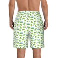thumbnail image 3 of Kdxio Frogs Jumping Pattern Mens Casual Shorts - Drawstring Summer Beach Sports Shorts for Men, 3 of 5