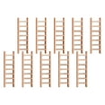 thumbnail image 1 of BRIGHTFUFU 10PCS Staircase Model Mini Wooden Ladder for Indoor Micro-landscape, 1 of 7