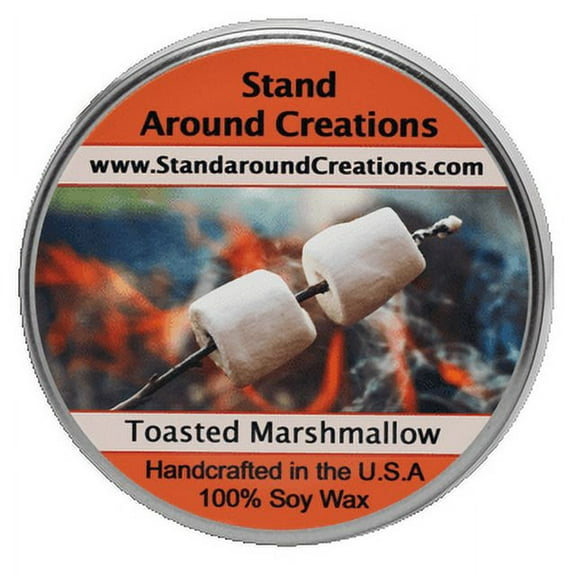TOASTED MARSHMALLOW TUREEN 3-OZ. ALL NATURAL SOY CANDLE