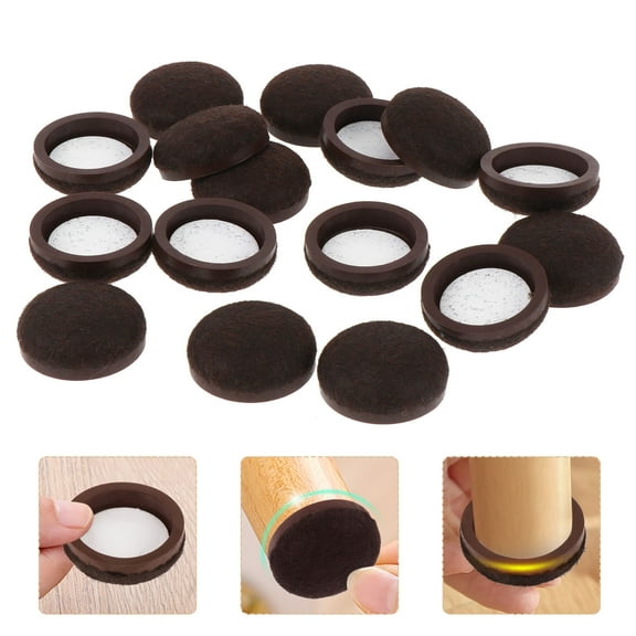 GOOHOCHY 1 Set of 16Pcs Nonslip Furniture Pads for Bar Stool Foot Rest Protectors