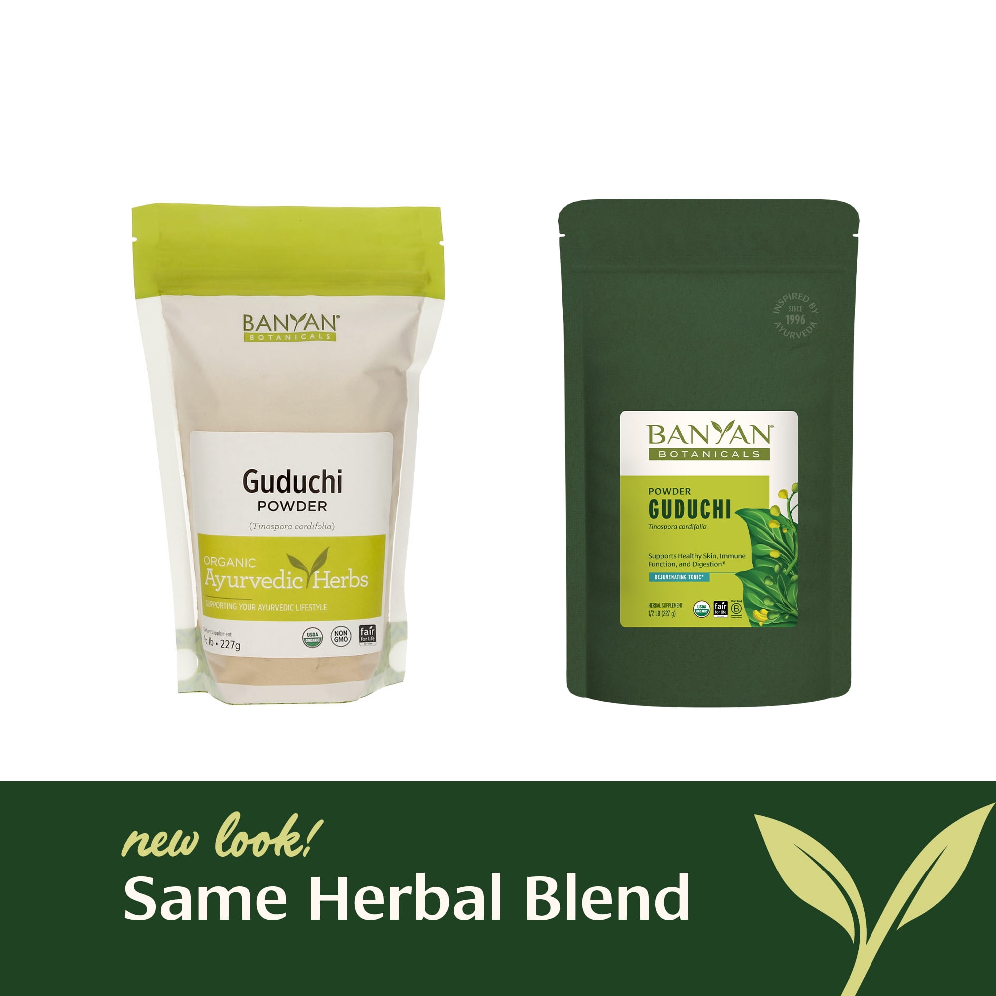 Banyan Botanicals Organic Guduchi Powder – Organic Immune Health Supplement – For Natural Detox, Balanced Digestion & Healthy Skin* – 1/2 lb – Non-GMO Sustainably Sourced Vegan FFL
