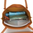 thumbnail image 3 of Bolso de mano SANWOOD de piel sintética con hombros cruzados para mujer, 3 of 5