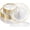 Clear-60pcs, variant on 100PCS Clear Disposable Plastic Plates with Gold Rim, Includes 50pcs 10” Dinner Plates and 50pcs 7” Dessert Plates, Heavy Duty Party Plates for Birthdays, Weddings, and Events