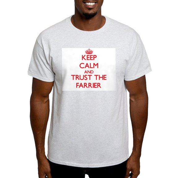 CafePress - Keep Calm And Trust The Farrier T Shirt - Men's Classic Graphic T-Shirt