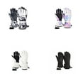 thumbnail image 4 of Guantes de esquí profesionales Wosthever para hombres y mujeres deportivos de invierno con pantalla táctil Blanco negro L, 4 of 6