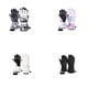 thumbnail image 4 of Guantes de esquí profesionales Wosthever para hombres y mujeres deportivos de invierno con pantalla táctil Blanco negro L, 4 of 6