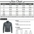 thumbnail image 4 of Ovticza Men's Quarter-Zip Pullover Polar Fleece Sweatshirt Stand Collar Long Sleeve Shirt for Men Thermal Winter Fall Dark Gray XL, 4 of 5