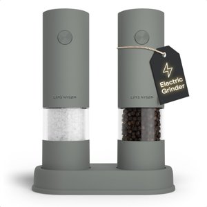 LARS NYSØM Electric Salt and Pepper Grinder Set - Salt Mill Pepper Grinder