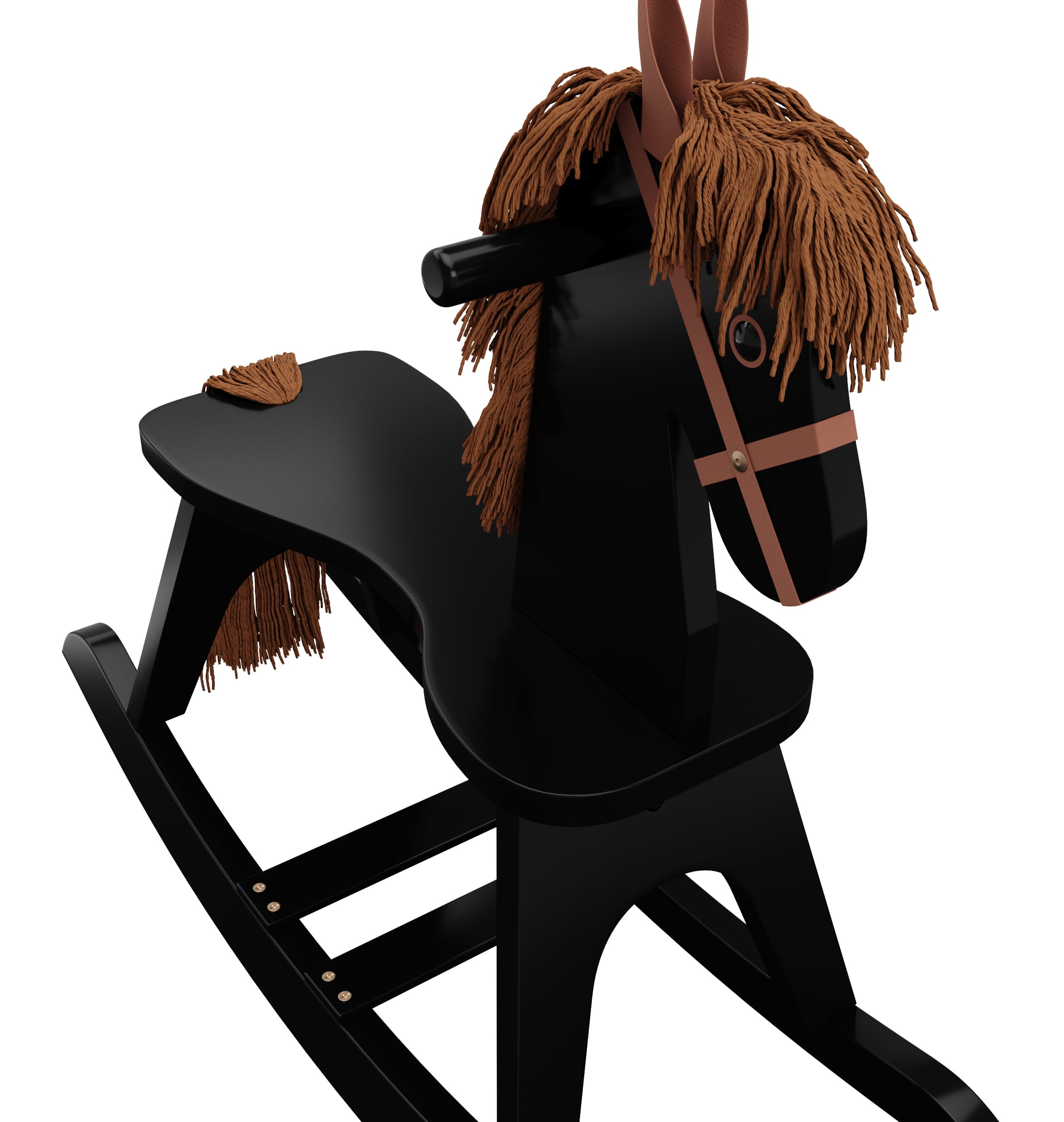 storkcraft wooden rocking horse