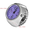 thumbnail image 3 of 8 Colores Moda Mujeres Hombres Reloj De Anillo Analógico De Cuarzo Único Conveniente Adecuado Casual Citas Fiesta Uso Diario Mano De Obra Exquisita Aspecto Elegante, 3 of 7