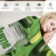 thumbnail image 3 of Nawypu Pickle Blanket for Kids, Pickle Lovers - Soft, Lightweight -  Crib Size Blanket for Couch, Sofa - Green Funny Fuzzy Throws Gifts for Christmas with Name, 3 of 6
