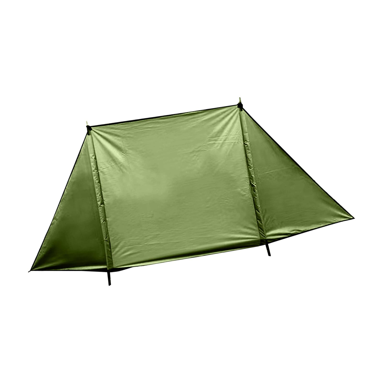 Wswqop Foldable Gas Stove Windshield Lightweight Wind Protection Canvas Outdoor Cooking Triangle 45cmx14cm