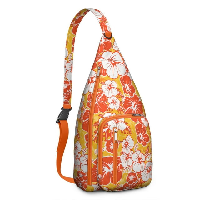 Sac à Dos Floral d'Été - Design Fleurs et Feuilles Tropicales, Compagnon de Voyage Léger