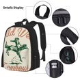 thumbnail image 3 of Fotbe West Cowboys Set Escolar 3 en 1 para Niños - Mochila Duradera con Lonchera Aislante y Estuche para Lápices - Mochila Escolar para Niños y Niñas, 3 of 7