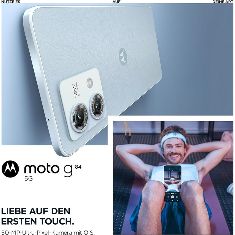 Open Box) No Plan-Unlocked Device, Motorola, Moto G84 5G, Cell