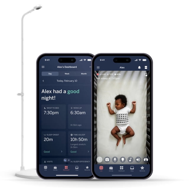 Nanit pro Moniteur Intelligent pour Bébé avec Support au Sol