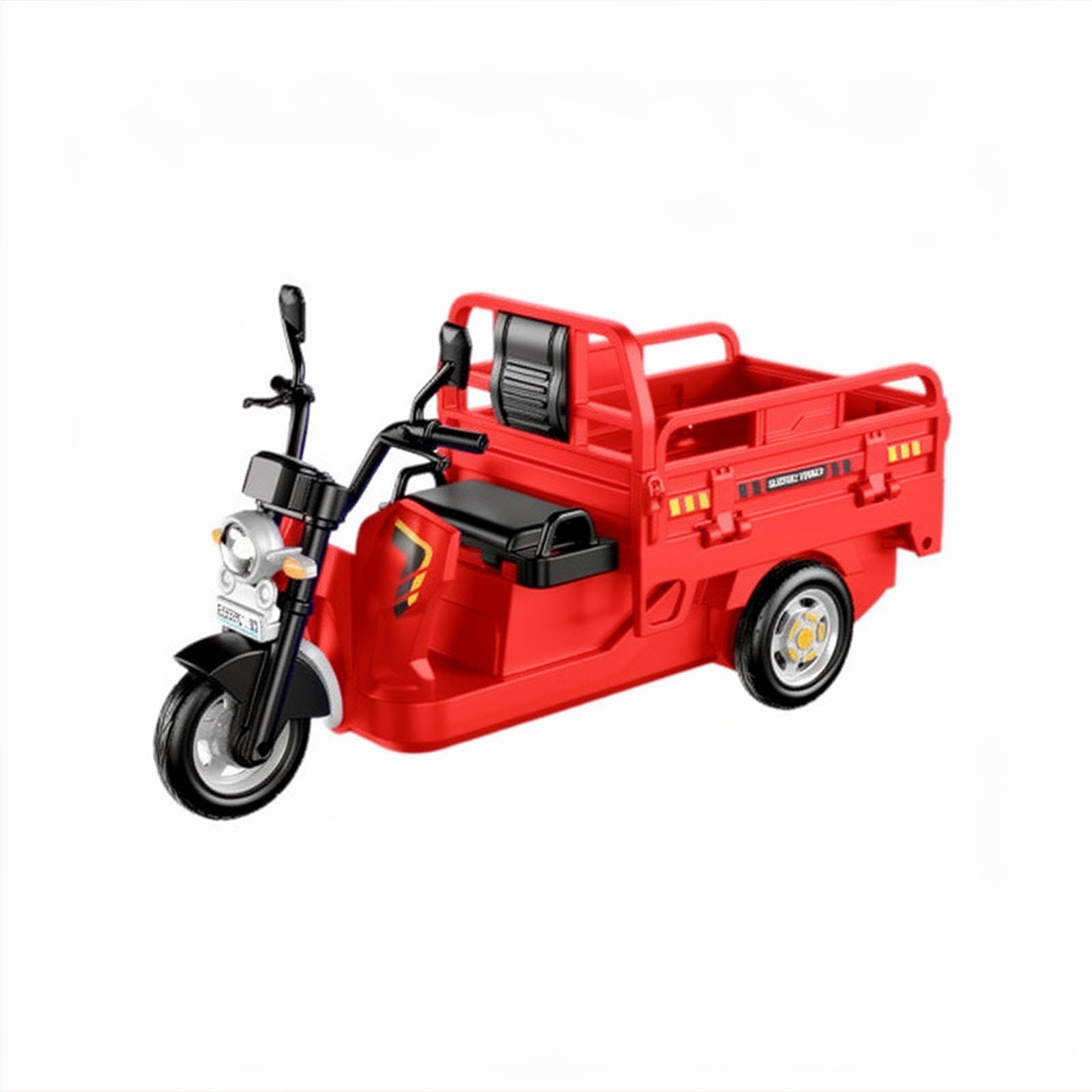 Remote Control Tricycle Toy With Sound Light And Lifting Bucket Cargo Delivery Simulation Vehicle Toy Durable Companion Gift For Imaginative Play