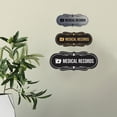thumbnail image 3 of Signs ByLITA Designer Medical Records Sign (Blue) - Large, 3 of 5