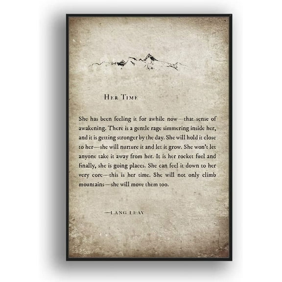 IDEA4WALL Framed Canvas Wall Art for Living Room, Bedroom Beautiful Quotes Canvas Prints for Modern Home Decoration Ready to Hang