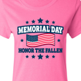 thumbnail image 4 of Inktastic Memorial Day Honor the Fallen with American Flag Women's T-Shirt, 4 of 5