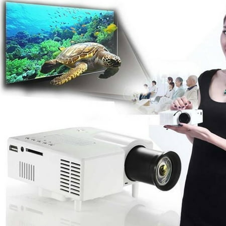 Full HD 1080P Home Theater LED Mini Multimedia Projector Cinema USB TV HD MI